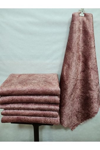 Selay Home Kadife Tay Tüyü Jakarlı Süngerli Çizgili Su Geçirmez Pembe Üçlü Koltuk Örtüsü 175x210 cm