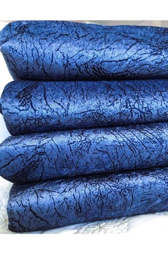 Enti Ev Tekstili 151920 Polyester Polar Jakarlı Süngersiz Kaymaz Lacivert Üçlü Koltuk Örtüsü 170x200 cm