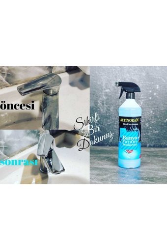 Altınoran Banyo Fayans Armatür Yüzey Temizleyici 5 lt + Banyo Fayans Temizleyici 1 kg