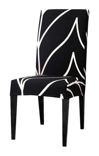 Sabire Home Kadife Likralı Jakarlı Süngerli Geometrik Desenli Giydirmeli Su Geçirmez Siyah Tekli Koltuk Örtüsü 45x45 cm