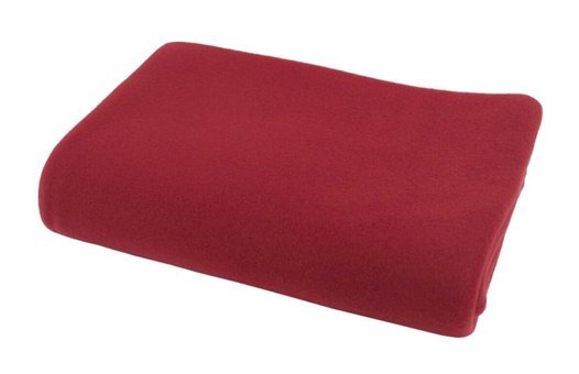 Ecottonworks Polyester Polar Jakarlı Süngersiz Düz Kırmızı Üçlü Koltuk Örtüsü 200x220 cm
