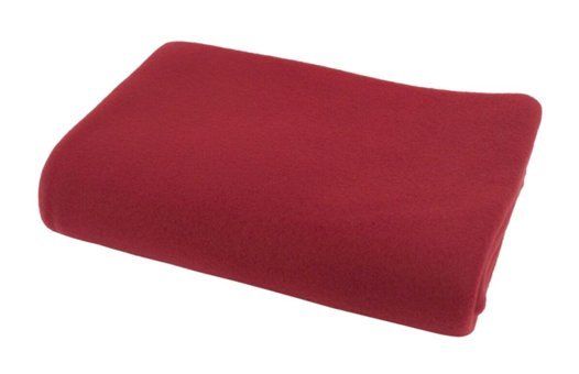 Ecottonworks Polyester Polar Jakarlı Süngersiz Düz Kırmızı Üçlü Koltuk Örtüsü 200x220 cm