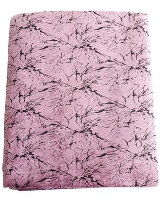 Aysalife Home Tekstil Kadife Süngerli Mermer Desenli Pembe Tekli Koltuk Örtüsü 160x210 cm