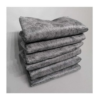 Deneme Zamanı Polyester Polar Jakarlı Süngerli Gri Üçlü Koltuk Örtüsü 170x200 cm