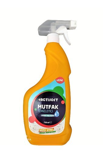 Actisoft Çamaşır Suyu Katkılı Mutfak Sprey Yüzey Temizleyici 750 ml