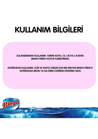 Bingo Pembe Düşler Kokulu Yüzey Temizleyici 2.5 lt