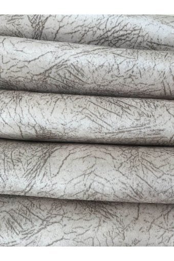 Hilal Home Kadife Süngerli Çizgili Krem Tekli Koltuk Örtüsü 170x240 cm
