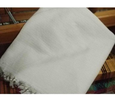 Efendyco Pamuklu Kanvas Saçaklı Süngersiz Armürlü Bej Üçlü Koltuk Örtüsü 200x240 cm