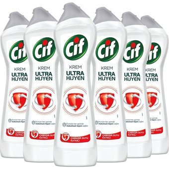 Cif Çamaşır Suyu Katkılı Yüzey Temizleyici 6x450 ml