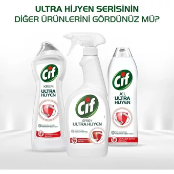 Cif Çamaşır Suyu Katkılı Yüzey Temizleyici 6x450 ml