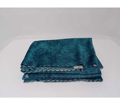 Selçuklu Tekstil Kadife Polar Pofuduk Süngerli Çizgili Mor Üçlü Koltuk Örtüsü 175x210 cm