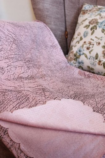 Bc Home Polyester Tay Tüyü Süngersiz Gül Kurusu Tekli Koltuk Örtüsü 170x210 cm