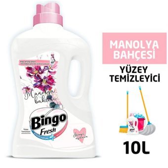 Bingo Manolya Bahçesi Kokulu Yüzey Temizleyici 4x2.5 lt