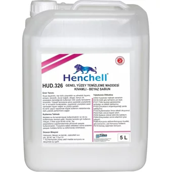 Henchell Beyaz Sabun Kokulu Genel Yüzey Temizleyici 5 lt