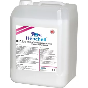 Henchell Beyaz Sabun Kokulu Genel Yüzey Temizleyici 5 lt