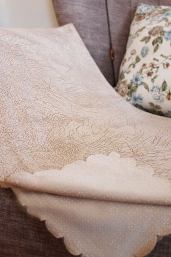 Nera Home Polyester Tay Tüyü Süngerli Çizgili Kahverengi Tekli Koltuk Örtüsü 170x210 cm