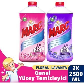 Marc Floral ve Lavanta Kokulu Yüzey Temizleyici 2x2.5 lt