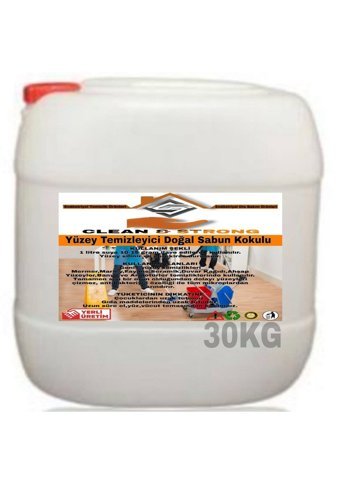 Clean & Strong Doğal Sabunlu Yüzey Temizleyici 30 kg