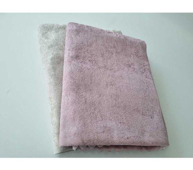 Aysalife Home Tekstil Kadife Süngerli Osmanlı Desenli Pembe Tekli Koltuk Örtüsü 170x220 cm