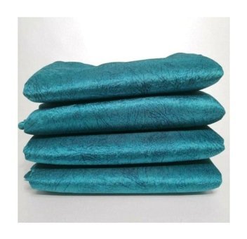 Selay Home Kadife Tay Tüyü Jakarlı Süngerli Çizgili Su Geçirmez Turkuaz Üçlü Koltuk Örtüsü 175x210 cm