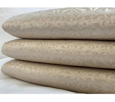 Madame Blue Polyester Süngerli Çizgili Bej Tekli Koltuk Örtüsü 175x215 cm