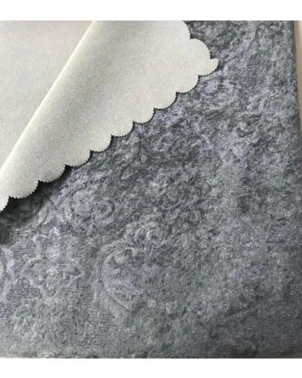Celyamtekstil Kadife Polar Jakarlı Süngerli Armürlü Antrasit Tekli Koltuk Örtüsü 170x210 cm
