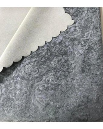 Celyamtekstil Kadife Polar Jakarlı Süngerli Armürlü Antrasit Tekli Koltuk Örtüsü 170x210 cm