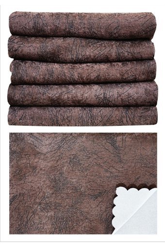 Şehrinaz Home Kadife Polar Süngerli Çizgili Kahverengi Tekli Koltuk Örtüsü 170x200 cm