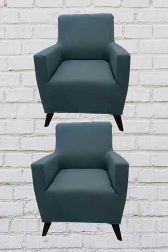 Şahane Ev Mikro Polyester Likralı Jakarlı Süngersiz Düz Giydirmeli Lastikli Yeşil Üçlü Koltuk Örtüsü 38x46 cm