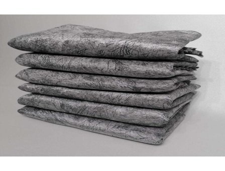 Uygar Home Pamuklu - Polyester Polar Süngerli Mermer Desenli Gri Tekli Koltuk Örtüsü 180x220 cm