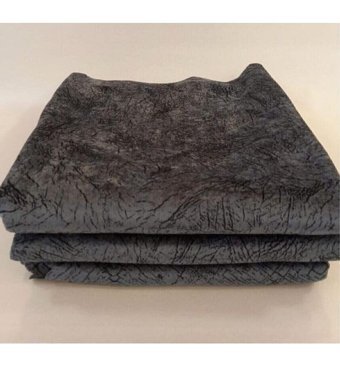 Enti Ev Tekstili Polyester Polar Jakarlı Süngerli Antrasit Üçlü Koltuk Örtüsü 170x200 cm