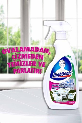 Highgenic Pvc Pencere ve Plastik Yüzey Temizleyici 1 lt