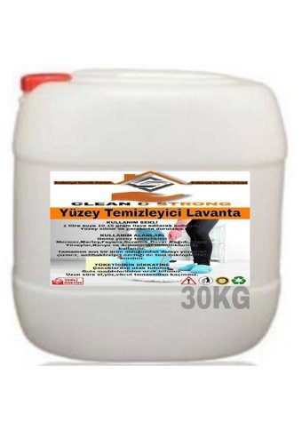 Clean & Strong Lavanta Kokulu Yüzey Temizleyici 30 kg