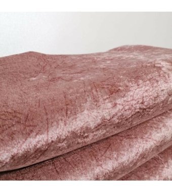 Madame Blue Polyester Nubuk Süngerli Çizgili Pembe Tekli Koltuk Örtüsü 175x215 cm