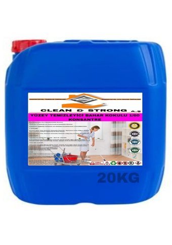 Clean&Strong Bahar Kokulu Yüzey Temizleyici 20 kg