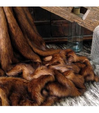Mer Home Polyester Peluş Süngersiz Kahverengi Tekli Koltuk Örtüsü 130x150 cm
