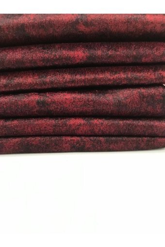 Moda Perde Polyester Süngerli Çiçek Desenli Bordo Tekli Koltuk Örtüsü 170x210 cm