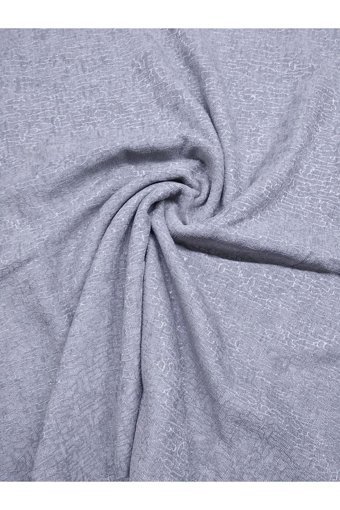 Poyraz Garanti Pamuklu - Polyester Nubuk Jakarlı Süngersiz Düz Gri Tekli Koltuk Örtüsü 175x215 cm