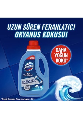 Domestos Çam Okyanus ve Bahar Çiçekleri Kokulu Yüzey Temizleyici 1.5 lt