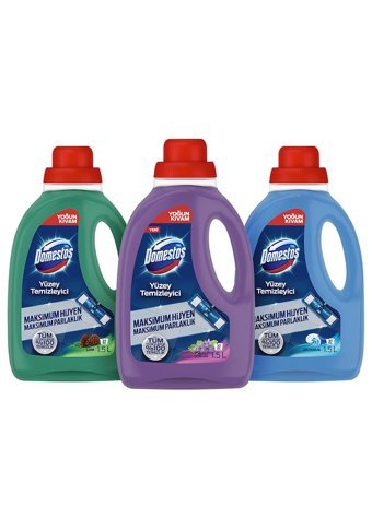 Domestos Çam Okyanus ve Bahar Çiçekleri Kokulu Yüzey Temizleyici 1.5 lt