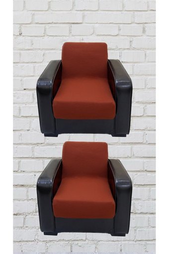 Şahane Ev Mikro Polyester Likralı Jakarlı Süngersiz Düz Giydirmeli Lastikli Turuncu Tekli Koltuk Örtüsü 78x55 cm