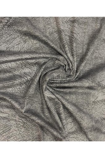 Lavina Pamuklu - Polyester Nubuk Süngersiz Çizgili Gri Tekli Koltuk Örtüsü 130x170 cm