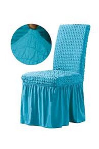 Elgeyar Pamuklu - Polyester Bürümcük Giydirmeli Turkuaz Koltuk Örtüsü 35x50 cm