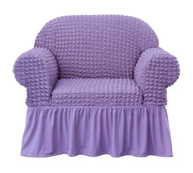 Özmakan Pamuklu - Polyester Bürümcük Jakarlı Süngersiz Düz Giydirmeli Gri Tekli Koltuk Örtüsü 80x120 cm