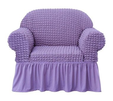 Özmakan Pamuklu - Polyester Bürümcük Jakarlı Süngersiz Düz Giydirmeli Gri Tekli Koltuk Örtüsü 80x120 cm