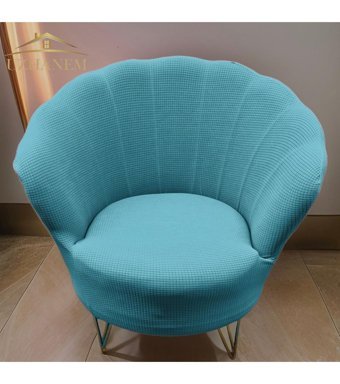 Uzhanem Papatya Pamuklu - Polyester Bürümcük-Likralı Süngerli Çiçek Desenli Giydirmeli Lastikli Yeşil Tekli Koltuk Örtüsü 83x75 cm