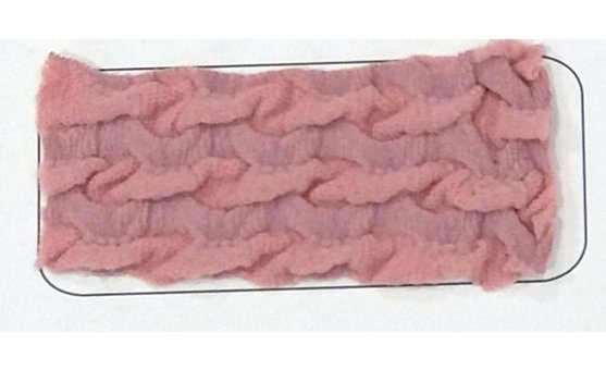 Mandaş Bürümcük Fırfırlı Süngersiz Kareli Giydirmeli Pembe İkili Koltuk Örtüsü