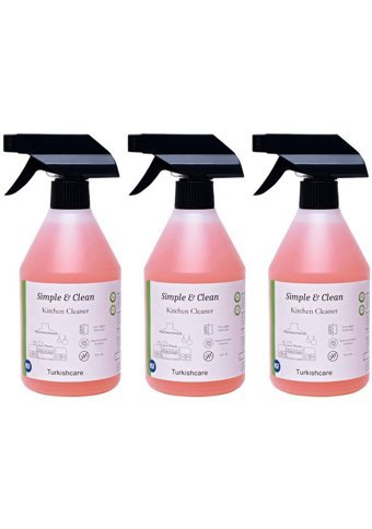 Turkishcare Simple & Clean Yüzey Temizleyici 3x500 ml