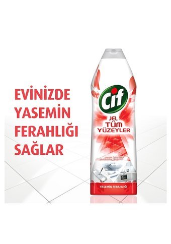 Cif Yasemin Ferahlığı Kokulu Yüzey Temizleyici 4x750 ml