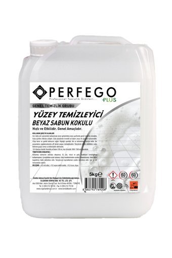 Perfego Beyaz Sabun Kokulu Yüzey Temizleyici 5 kg